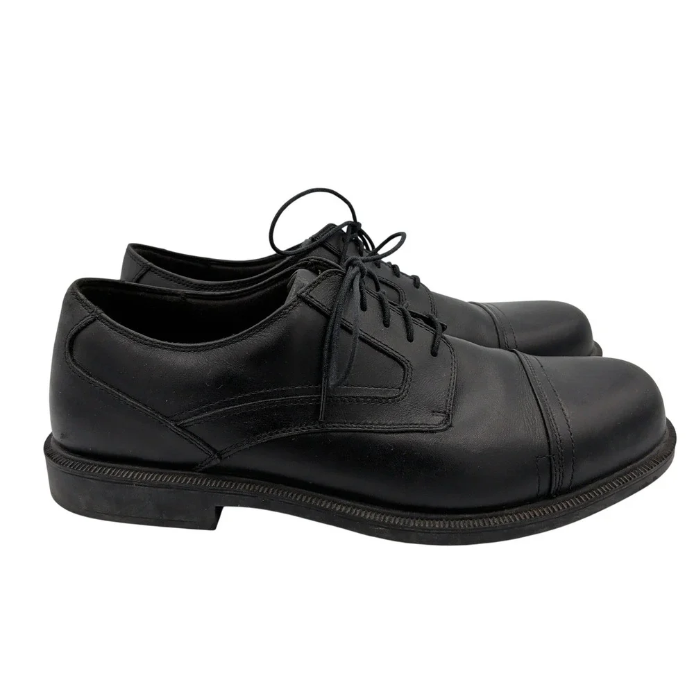 Dunham Jackson Dress Casual Shoe Mens 13 4E Black Leather WP Cap Toe Oxford